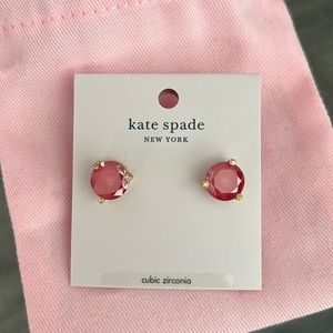 Kate spade rise and shine coral earrings